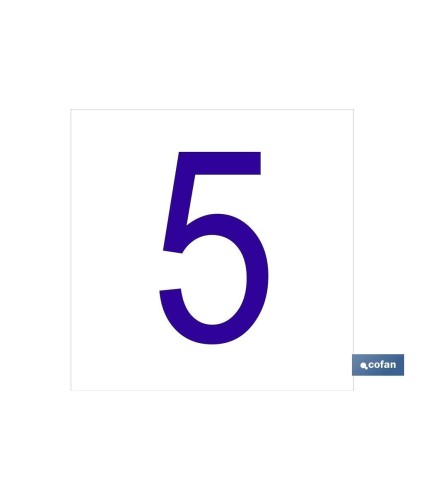 5 Número en glasspack