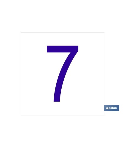 7 Número en glasspack