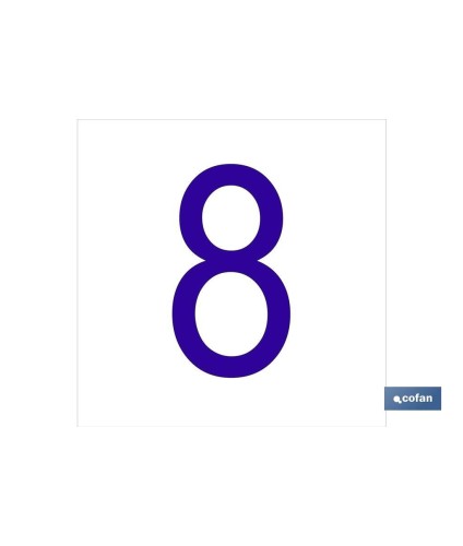 8 Número en glasspack