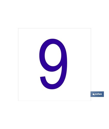 9 Número en glasspack