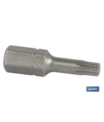 Punta XZN Extra dura de atornillar | Modelo 1/4 XZN | Longitud 25 mm