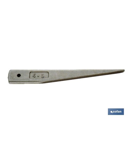 Cuña expulsadora conos morse DIN 317