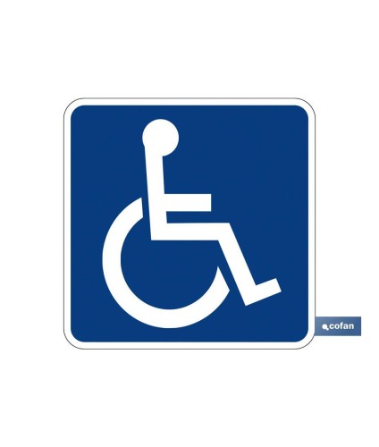 Placa de minusválidos V-15
