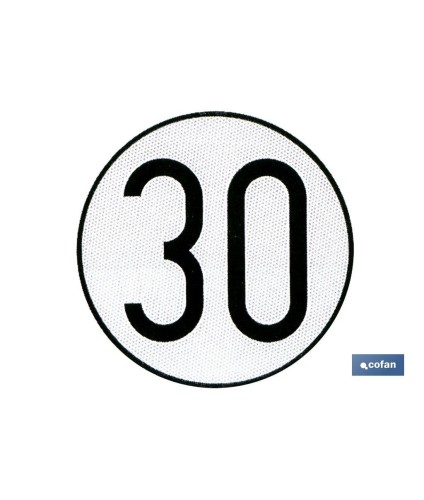 Disco V-4 limitación velocidad (30 km/h)