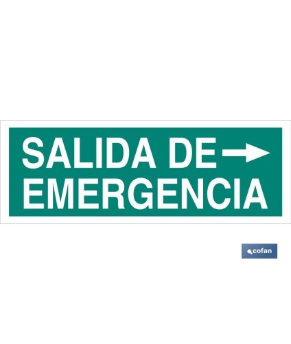 Salida de Emergencia Texto