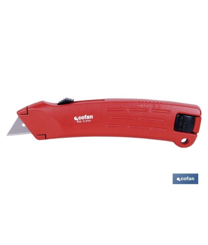 Cúter retráctil Zamak | Cuerpo compacto y ligero | Fabricado en acero inoxidable | Ideal para manualidades