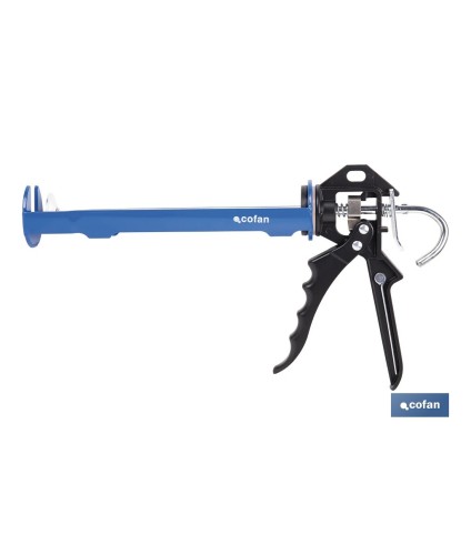 Pistola de silicona profesional | Pistola selladora de aluminio | Para cartuchos de 310 ml