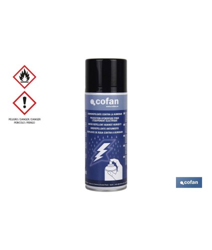 Hidrorrepelente contra la humedad 400 ml | Para equipos electrónicos | Para cualquier material expuesto a humedades