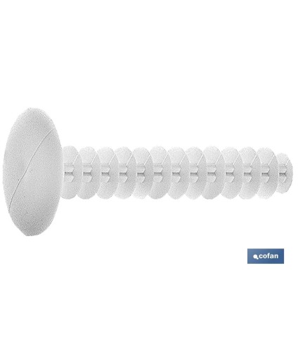 Tapón para tapar agujeros de anclajes de andamio | Fabricado en nailon | Medidas de Ø 14 mm y longitud de 37 y 70 mm