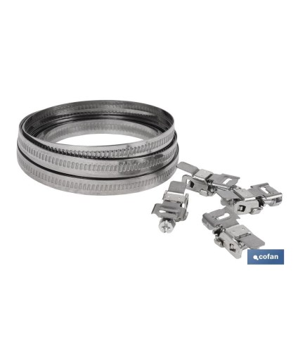 Abrazaderas para cortar 3 metros | Material INOX