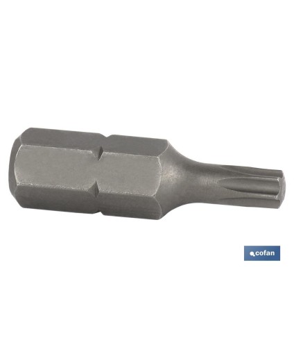 Punta Torx de atornillar de acero | Modelo 5/16 T | Longitud 30 y 75 mm