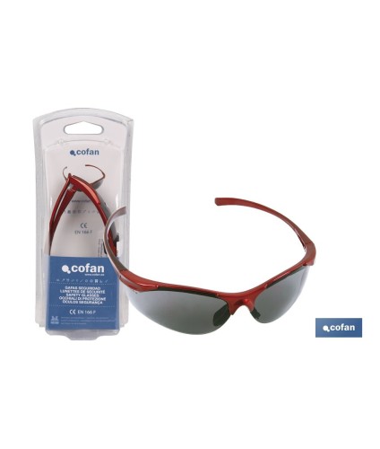 Blíster Gafa de Seguridad Anatómica |  Lentes de protección frente a Rayos UV | Ultraligeras para un uso intensivo