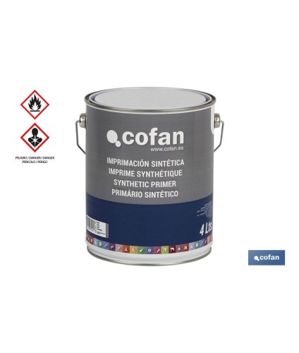 Imprimación Sintética | Color Gris y Blanco | Tamaño de 750 ml o 4L