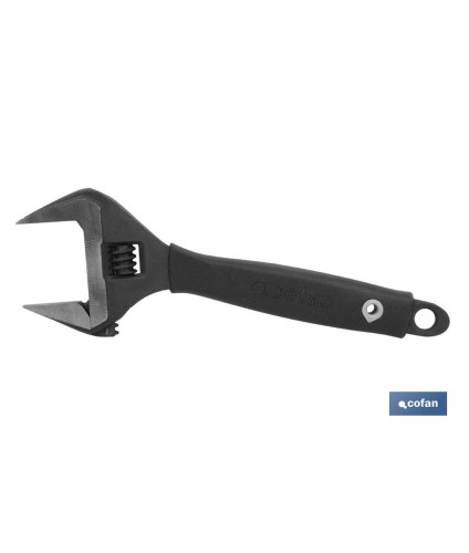 Llave inglesa | Gran apertura | Varias medidas y aperturas | Ajustable | Fabricada en acero al cromo-vanadio