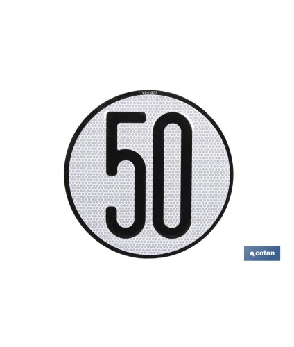 Disco V-4 limitación velocidad (50 km/h)