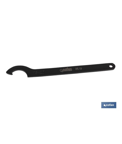 Llave de gancho DIN 1810 | Disponibles para tamaños desde 16-20 mm, hasta 150-165 mm | Fabricadas en acero al cromo