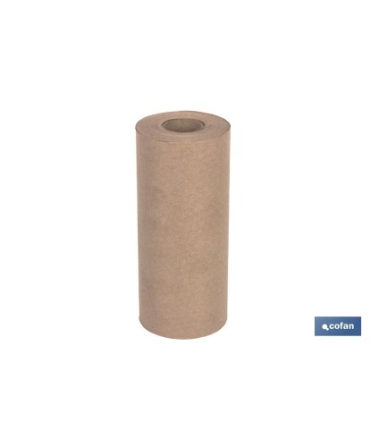 Rollo de papel Kraft para suelos | Color marrón | Medidas en 105 cm de ancho y 45 metros de largo