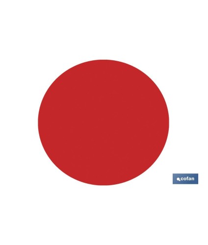 Circulos adhesivos Rojos