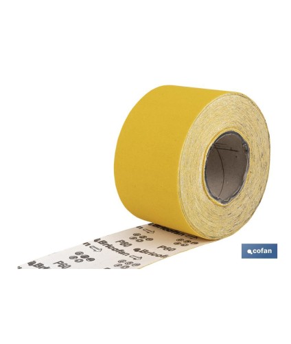Rollo Lija Papel Amarillo