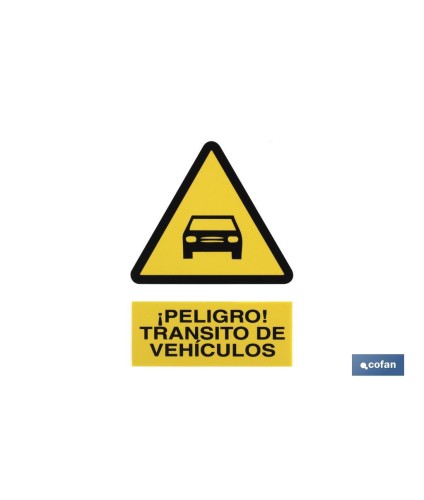Peligro Tránsito de Vehículos