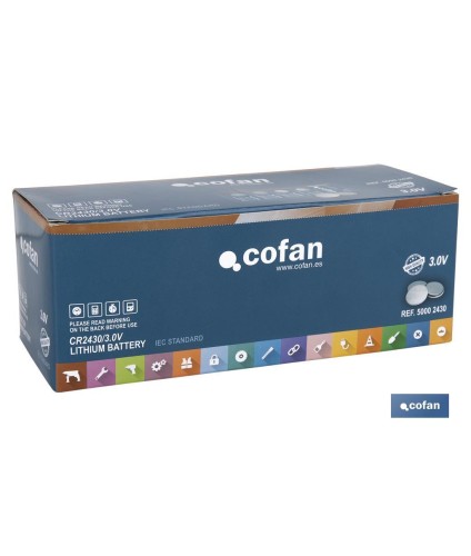 Pilas Botón CR2430/3.0V