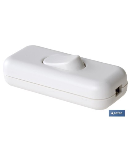 Interruptor aéreo de paso | Incluye tecla basculante | Color Blanco I 4 A 250 V