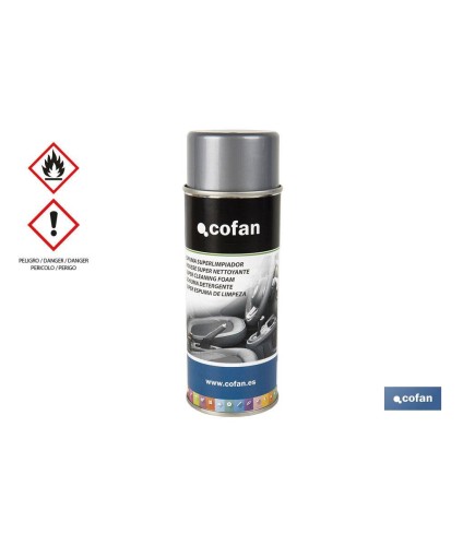 Espuma súper limpiadora en spray 400 ml | Perfumada para ambientar espacios | Previene de la aparición de moho y suciedad diari