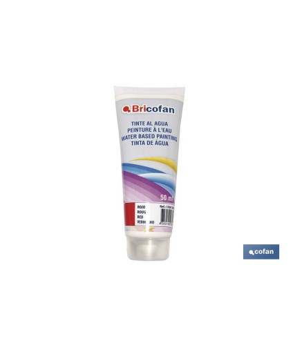 Tinte al agua para dar tono en pinturas | Envase de 50 ml | Diferentes colores