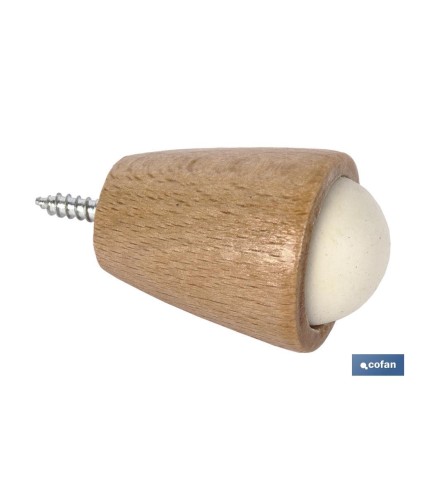 Tope puerta madera