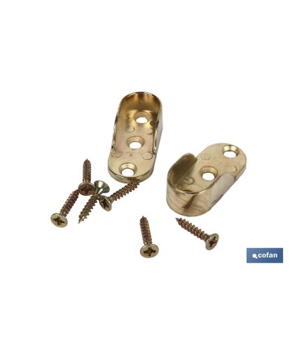 Soporte barra Armario Metal