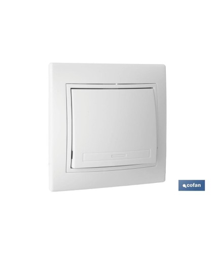 Interruptor - Conmutador de empotrar | Modelo Pacific | 10 A - 250 V | Color blanco