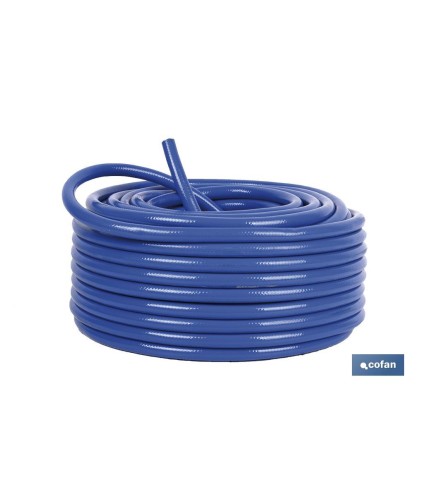 Manguera Compresor reforzada de Aire comprimido | Longitud de 50m fabricada en PVC con tejido interior