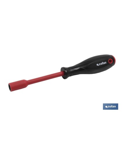 Destornillador 1000 V Aislado | Con punta de vaso hexagonal | SW 4 - 13 mm