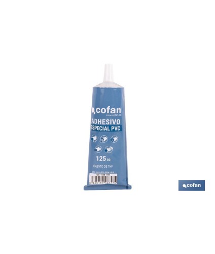 Adhesivo para PVC | Gel para uniones de secado muy rápido ideal para tuberías | Dos capacidades: 125 o 250 ml