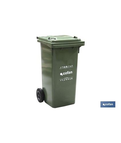 Contenedores para Basura | Capacidad de 120 litros | Fácil transporte