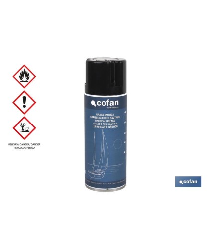 Grasa para náutica 400 ml | Para lubricar en agua salada y dulce | Protector repelente al agua