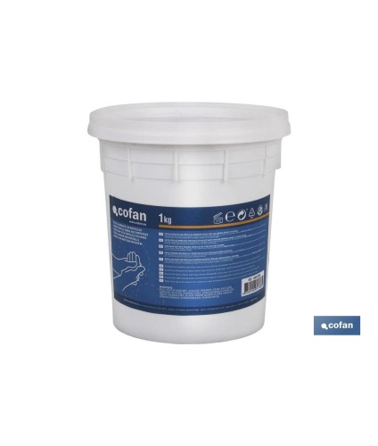 Pasta lavamanos con partículas 1 kg | Gel de manos para eliminar suciedades rebeldes | No daña la piel