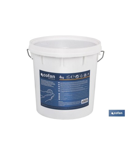 Pasta lavamanos con partículas 4 kg | Gel de manos para eliminar suciedades rebeldes | No daña la piel