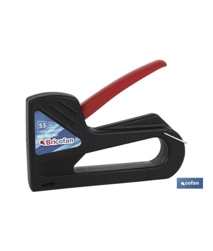 Grapadora manual Estándar | Para grapas nº 53 de 6, 8, 10 mm de longitud | Resistente al desgaste e ideal para fijaciones
