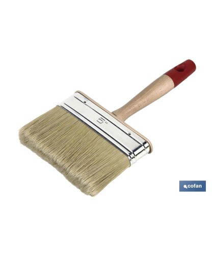 Paletina canaria de cerda natural | Calidad profesional en trabajos de pintura | Suavidad y finura del acabado final