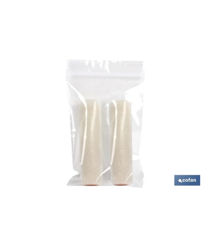 Recambios de mini rodillos en velour (terciopelo) | Pack de 2 unidades | Diferentes medidas