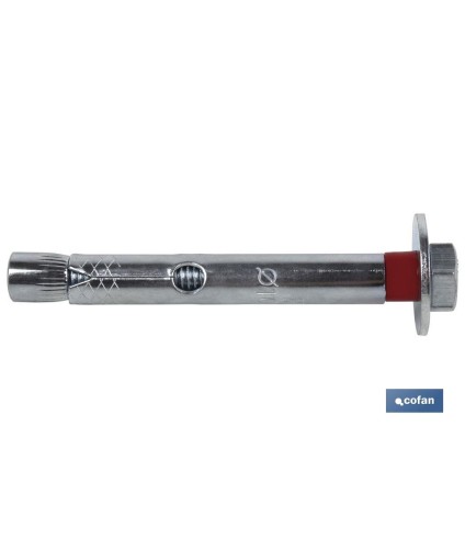 Anclaje metálico con tornillo hexagonal | Con arandela DIN 9021 | Medidas desde Ø 6 hasta Ø 16 mm