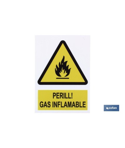 Perill gas inflamable