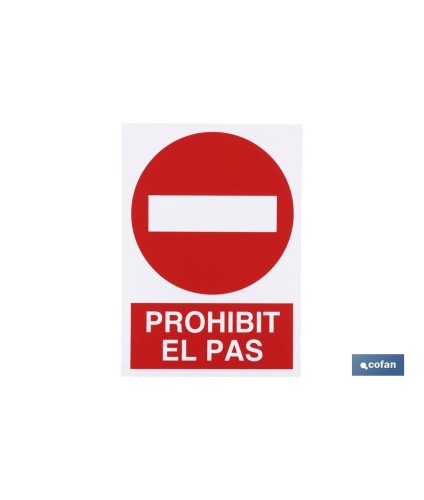 Prohibit el pas