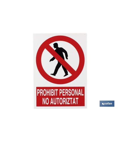 Prohibit personal no autoritat