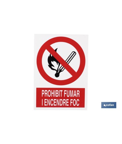 Prohibit fumar i encendre foc