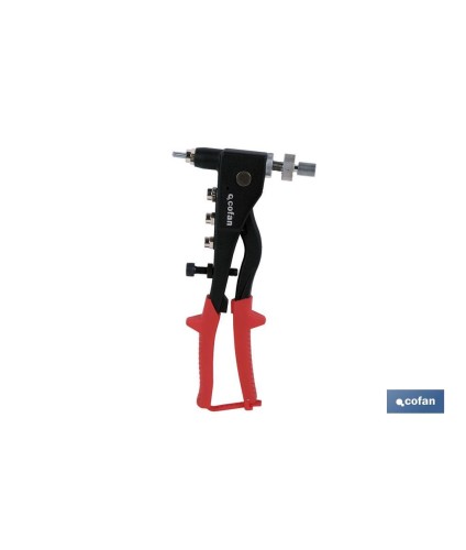 Remachadora profesional para tuercas remachadles | Capacidad desde tuercas de métrica 3 hasta métrica 6