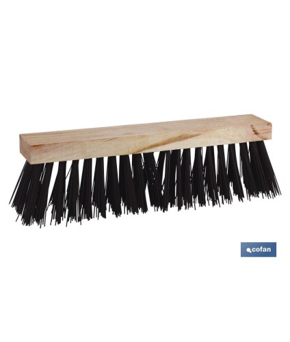 Cepillo barrendero | Ancho de 40 cm | Con fibra dura de pvc
