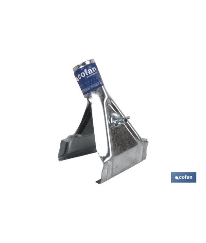 Garra metálica para cepillo de barrendero | Ideal para cepillos con soporte de madera | Grapa o acople de metal para barrendero