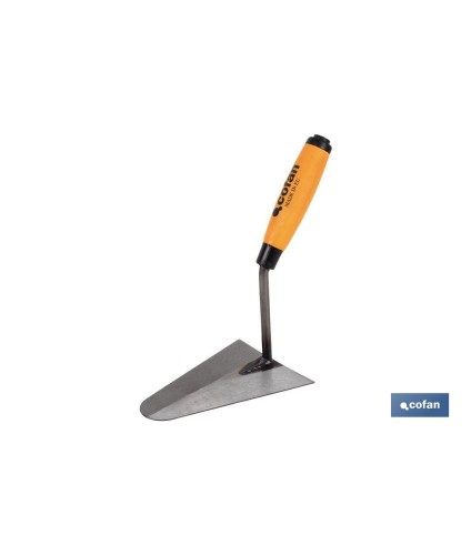 Paleta forjada modelo Catalana | Medidas: 160 mm de longitud | Para la construcción | Mango de goma